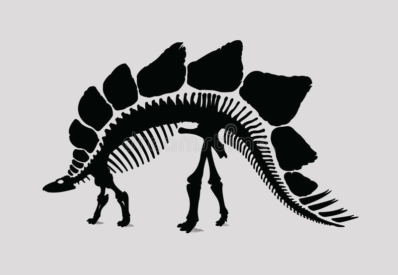 800x553 Dinosaur Skeleton Silhouette