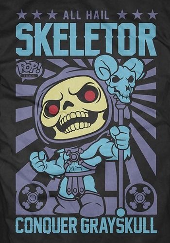350x500 Pop Tees Masters Of The Universe Skeletor Men Figure Nerd Art