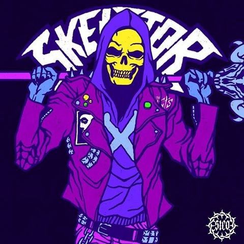 skeletor pop art