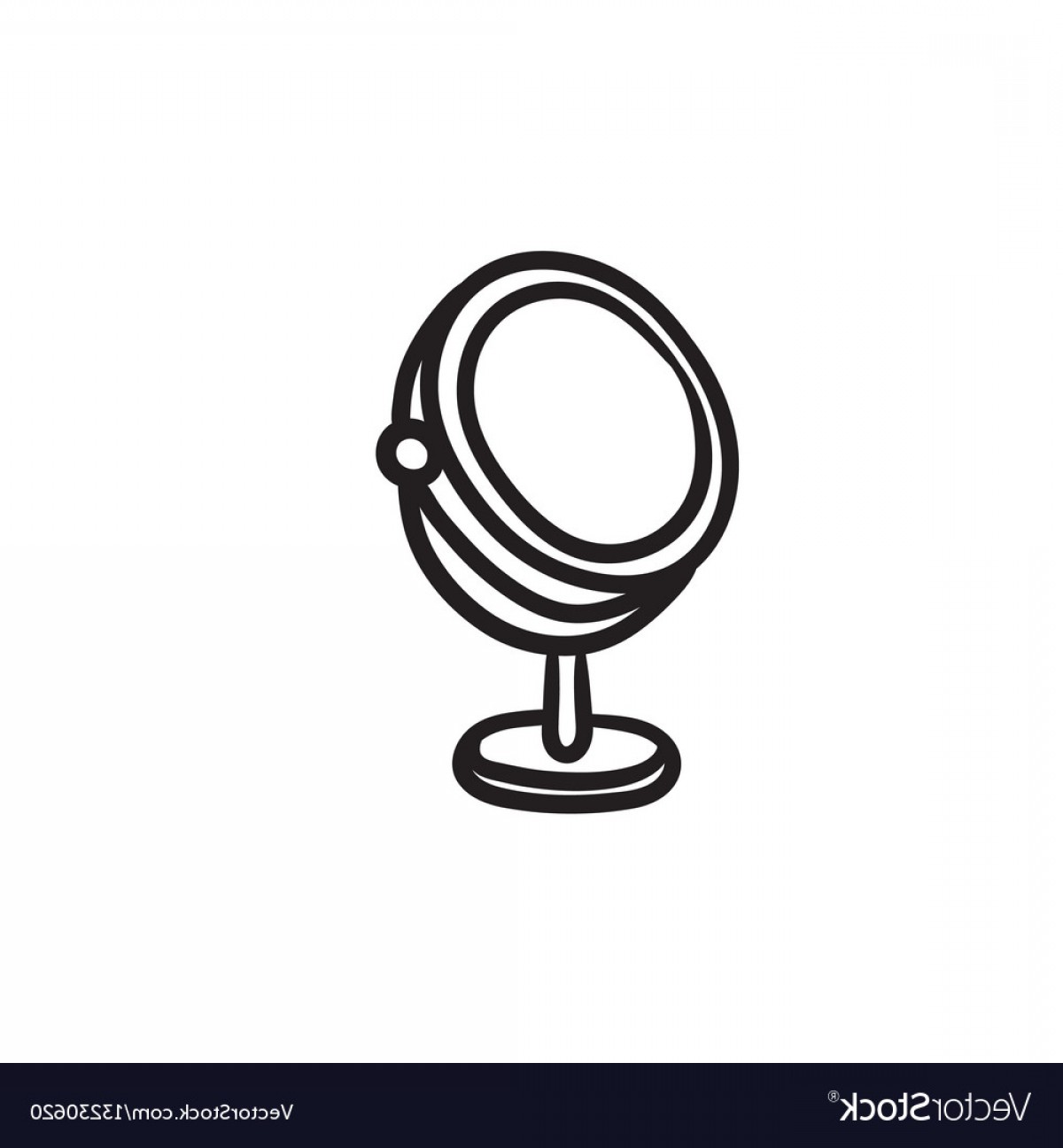 Round Makeup Mirror Sketch Icon Vector Soidergi 1200x1296 Round Makeup Mirror Sketch Icon Vector Soidergi