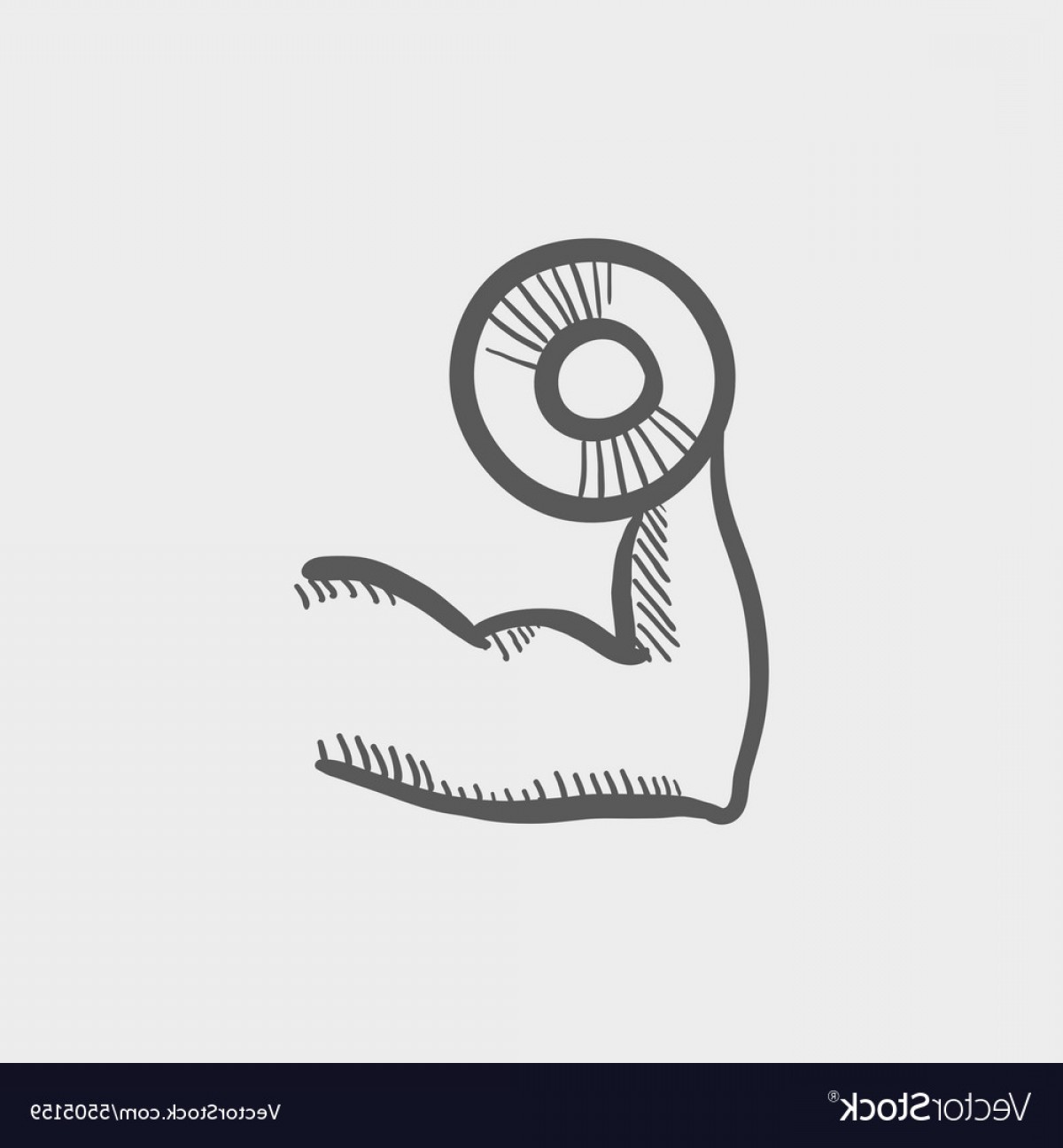 Arm Muscle With Dumbbell Sketch Icon Vector Newwaysys 1200x1296 Arm Muscle With Dumbbell Sketch Icon Vector Newwaysys