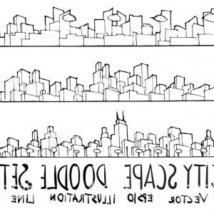 300x300 Seamless Vertical Lines Hand Drawn Pattern Vector Clipart