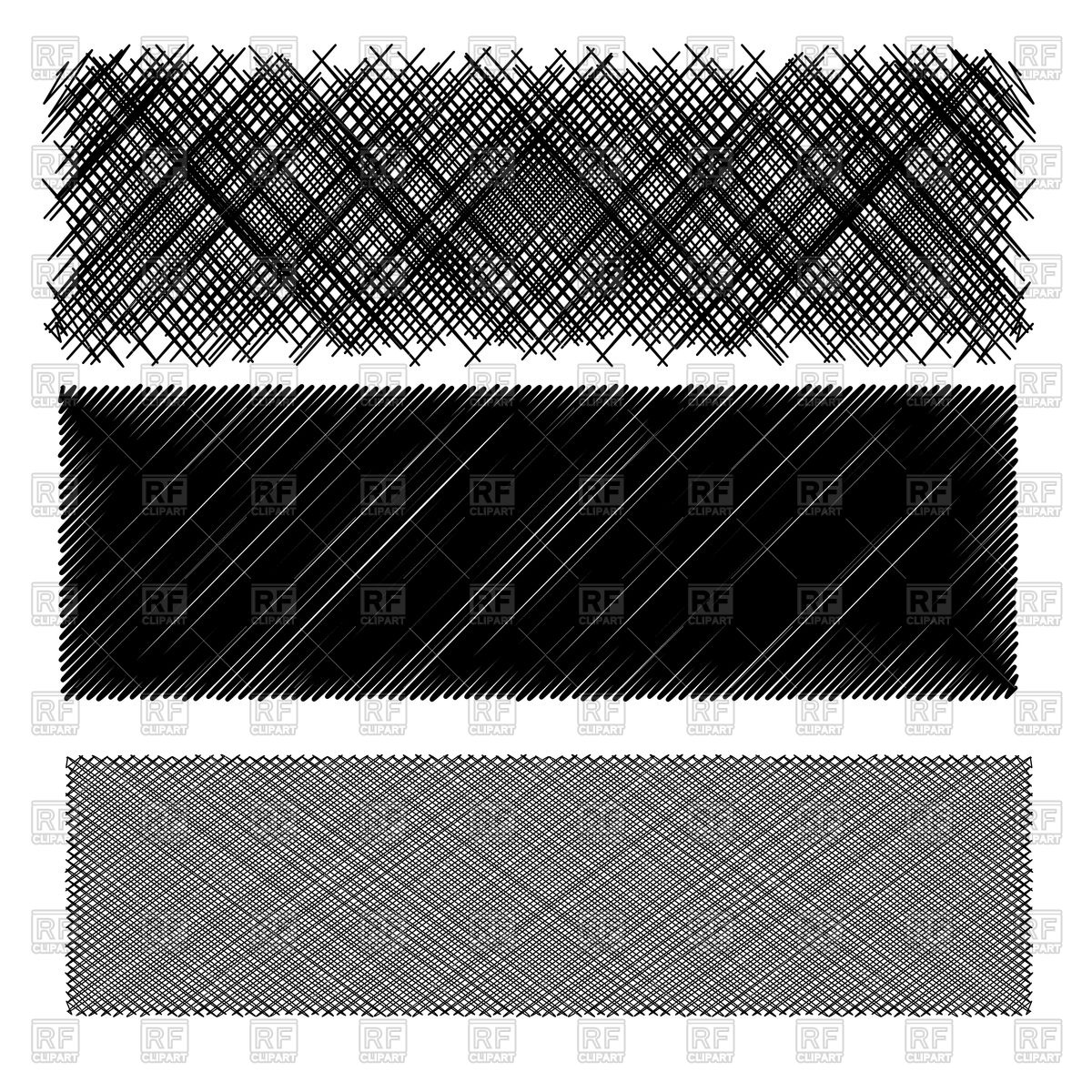 1200x1200 Set Of Black Diagonal Sketch Patterns Vector Image Of Backgrounds