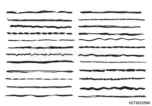 500x350 Sketch Lines Pencil Textured Doodle Freehand Line Strokes Chalk
