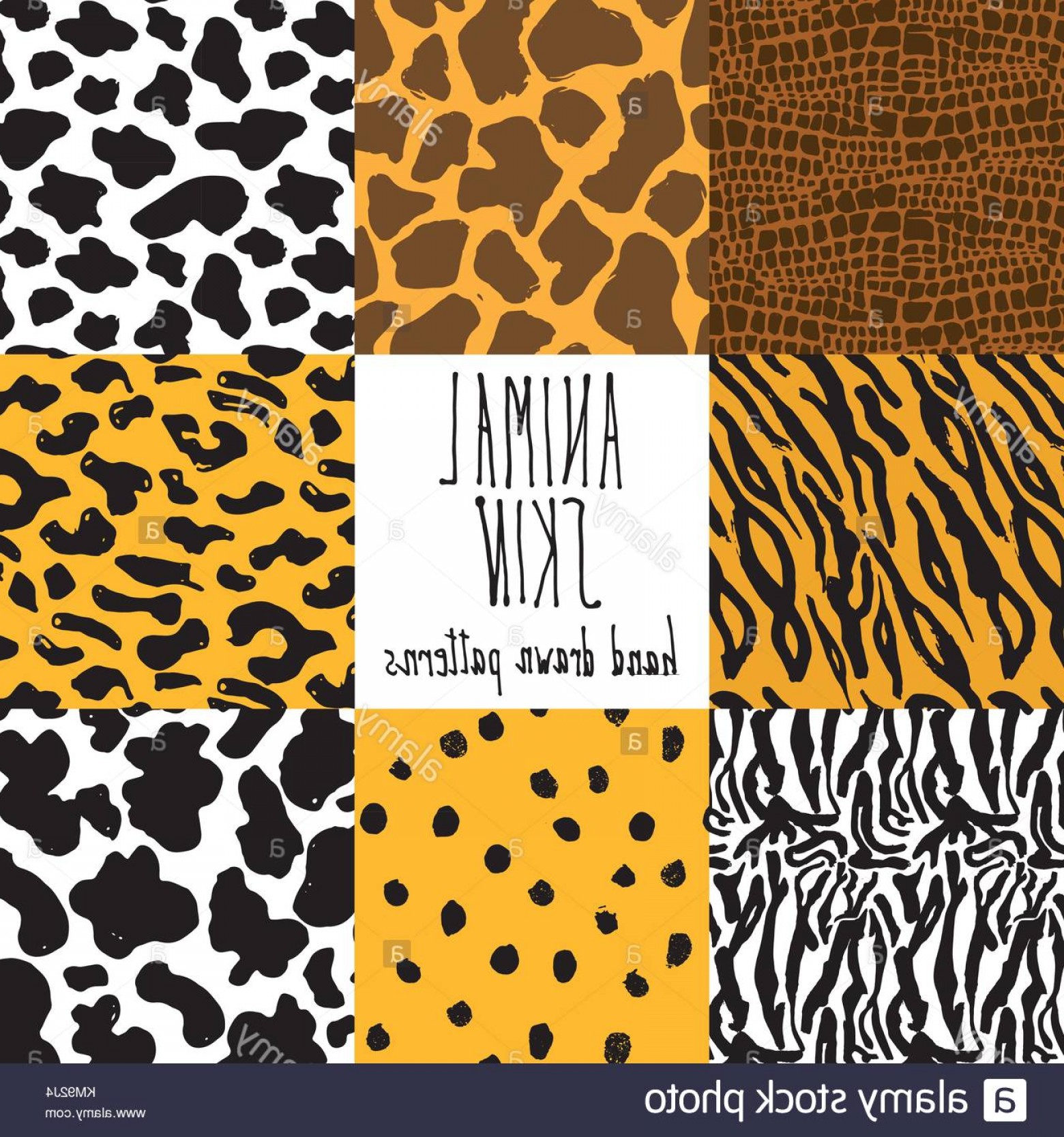 1560x1668 Stock Photo Animal Skin Hand Drawn Texture Vector Seamless Pattern