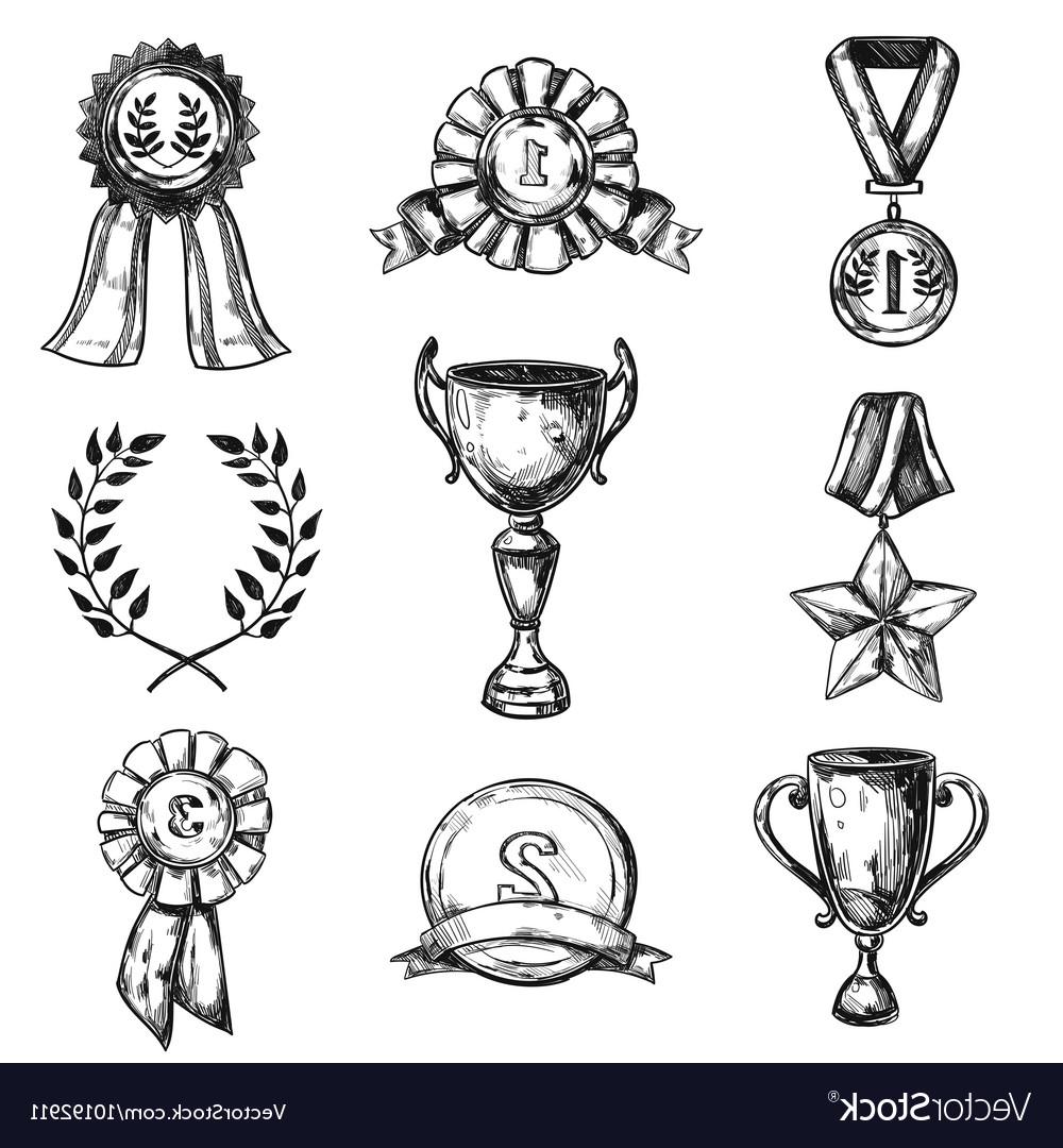 Best Free Medal Sketch Vector Drawing Free Vector Art, Images 1000x1080 Best Free Medal Sketch Vector Drawing Free Vector Art, Images