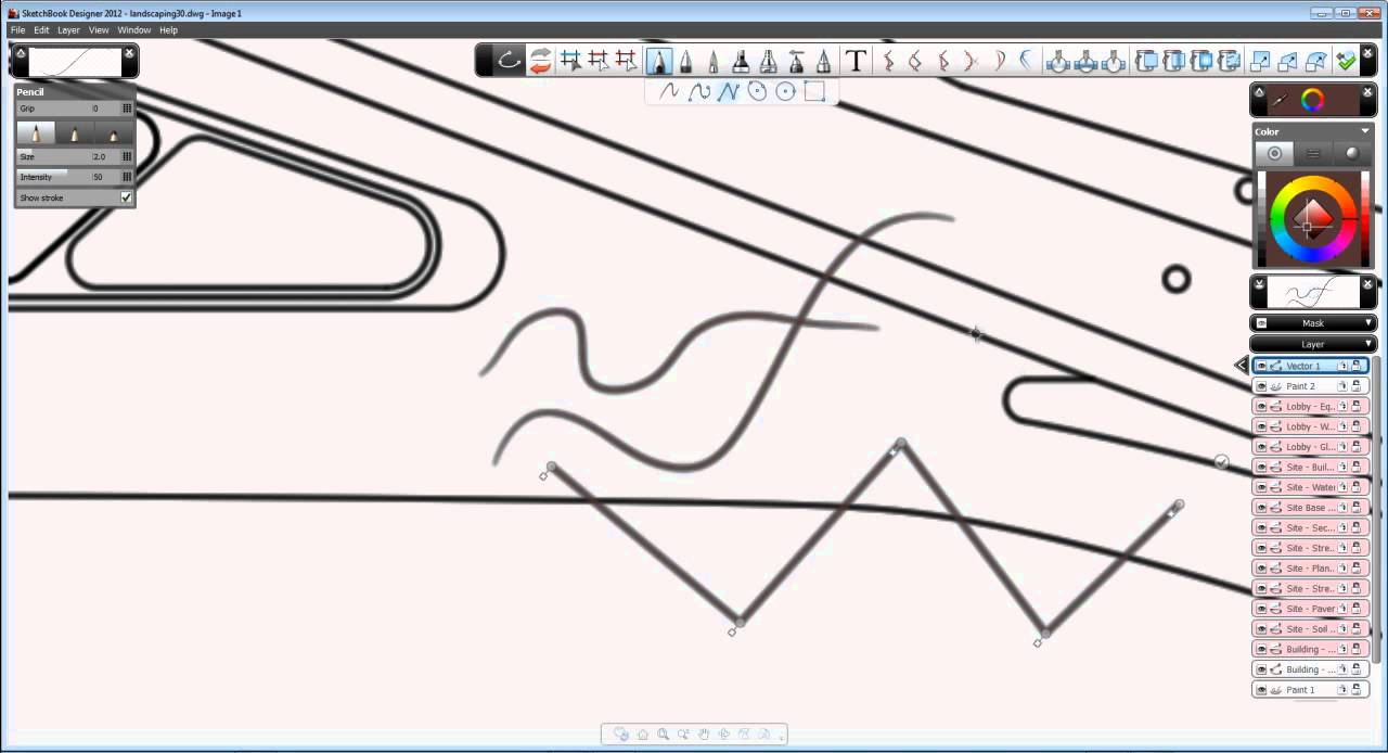 1280x694 Sketchbook Designer Vector Sketching