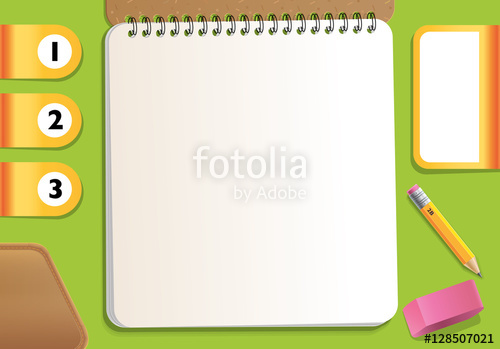 500x349 Sketchbook Vector Design Template Stock Image And Royalty Free