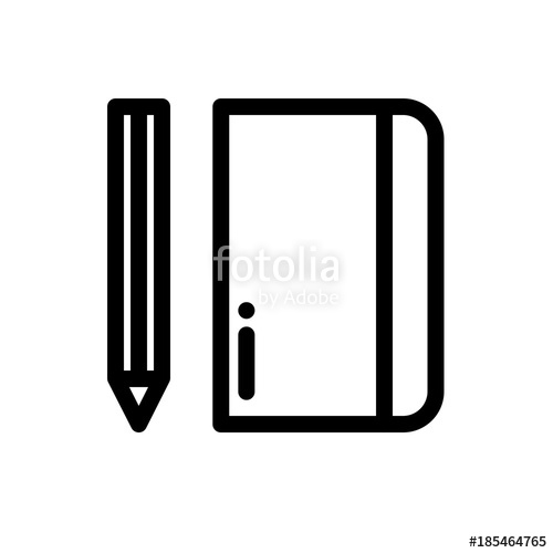 500x500 Sketchbook Vector Icon Stock Image And Royalty Free Vector