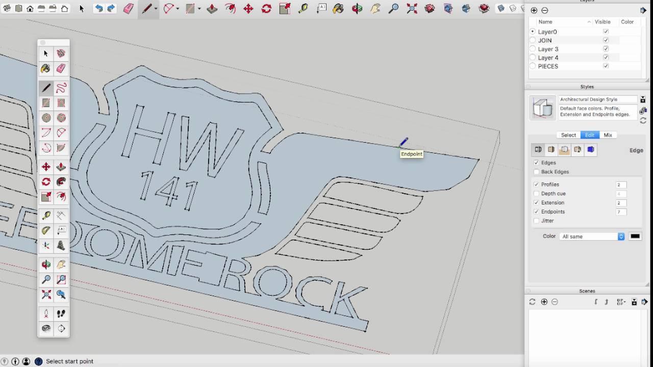 Import From Illustrator To Sketchup Make Faces 1280x720 Import From Illustrator To Sketchup Make Faces