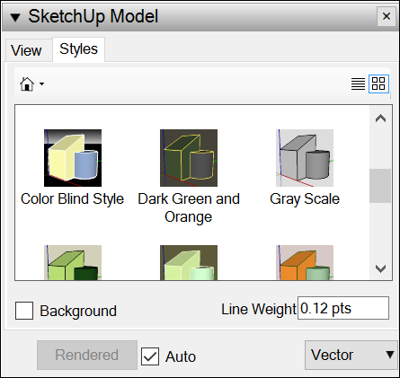 Editing A Sketchup Model's View And Style Settings In Layout 445x421 Editing A Sketchup Model's View And Style Settings In Layout