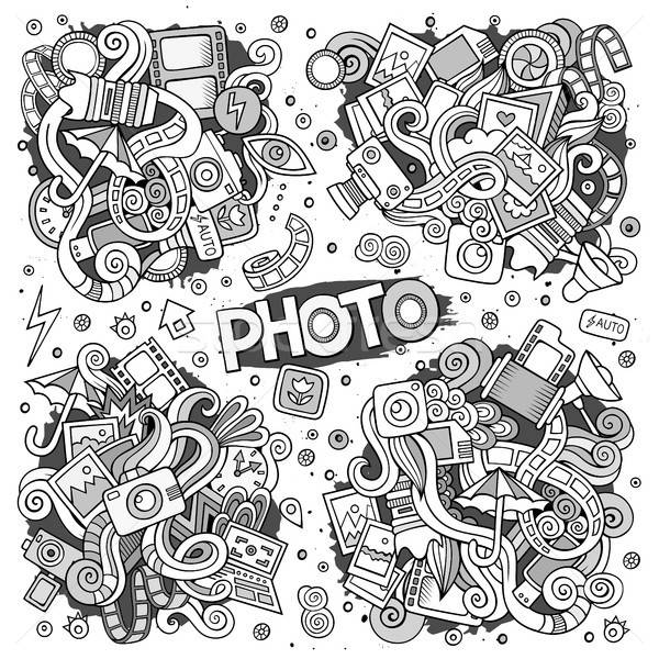 600x600 Photo Hand Drawn Sketchy Vector Doodle Designs Vector Illustration