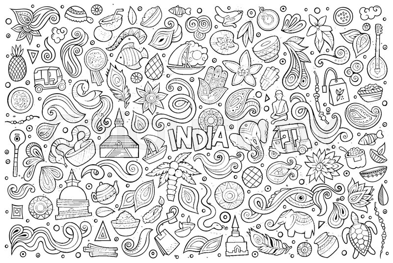 800x536 Sketchy Vector Hand Drawn Doodle Stock Vector Colourbox