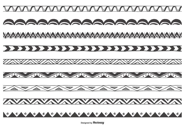 700x490 Decorative Sketchy Vector Border Collection