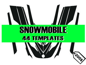 300x227 Snowmobile Templates Vector Graphics Arctic Cat Yamaha Ski Doo