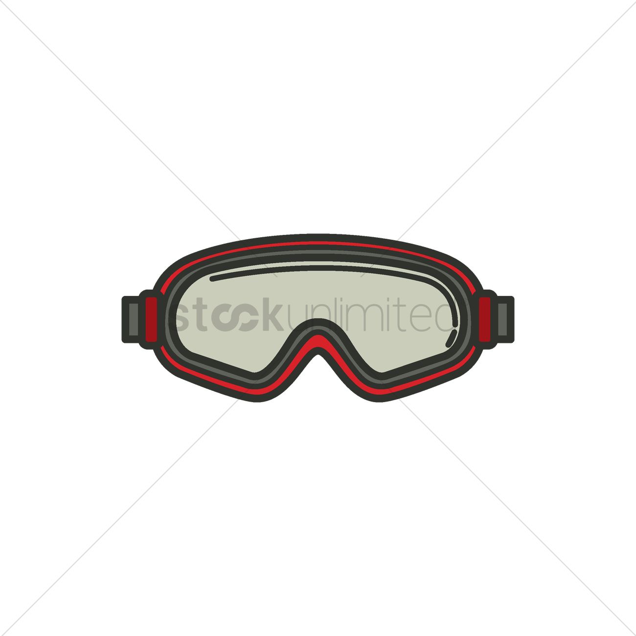 Ski Goggles Vector Image 1300x1300 Ski Goggles Vector Image