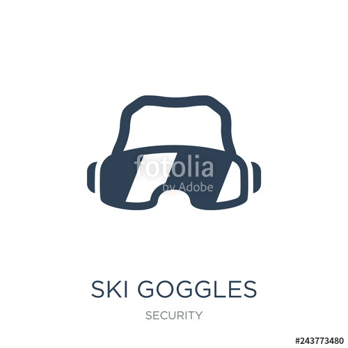 Ski Goggles Icon Vector On White Background, Ski Goggles Trendy 500x500 Ski Goggles Icon Vector On White Background, Ski Goggles Trendy