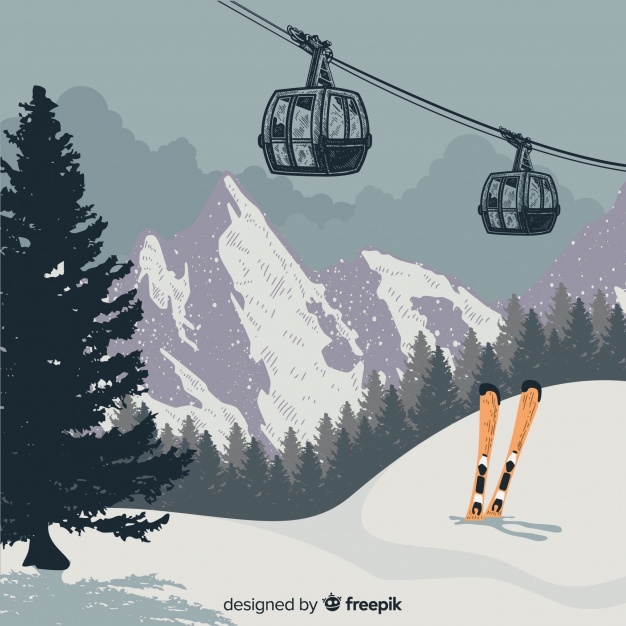 626x626 Chairlift Vectors, Photos And Free Download