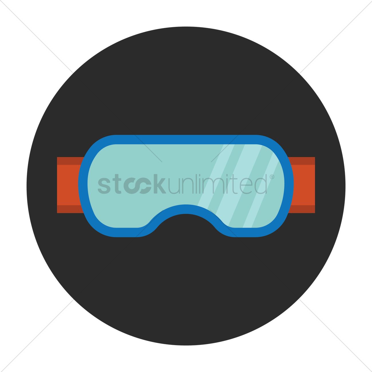 1300x1300 Ski Mask Vector Image