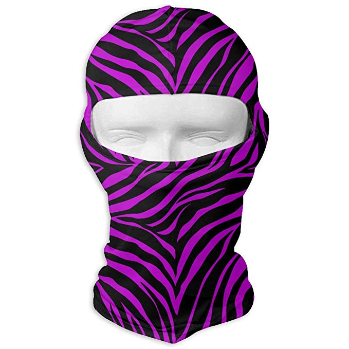 679x679 Balaclava Full Face Mask Hood Zebra Ornament Pattern