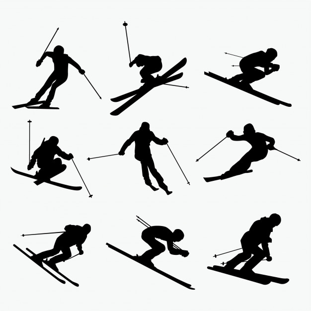 ski shape vector inkscape