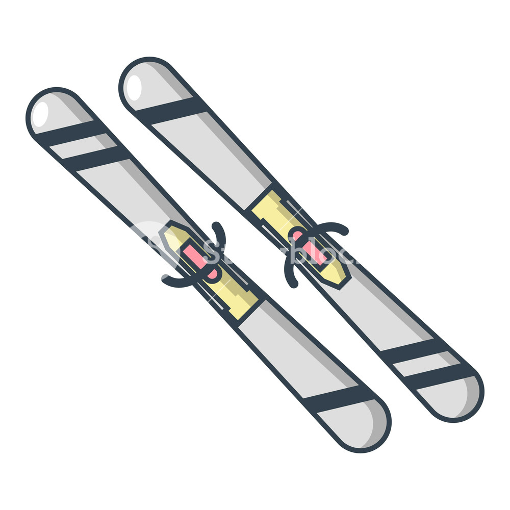 1000x1000 Skiing Icon Cartoon Illustration Of Skiing Vector Icon For Web