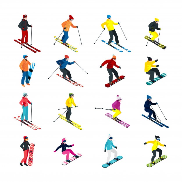 626x626 Skier Vectors, Photos And Free Download