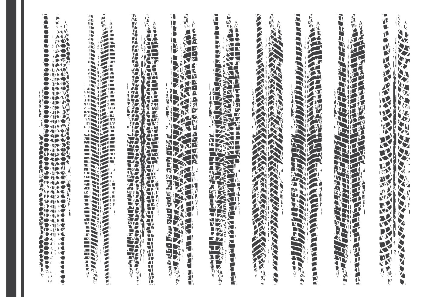 1400x980 Tire Skid Marks Free Vector Art