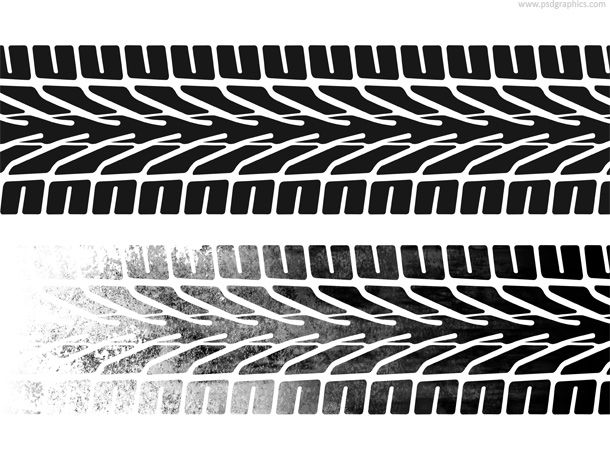 610x458 Free Hi Res Image Black Tire Tracks On White Background Seamless