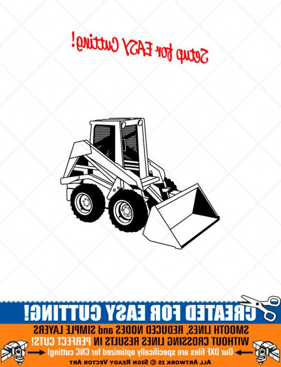 952x1243 Skid Steer Loader Clipart Vector Clip Hoodamathrun