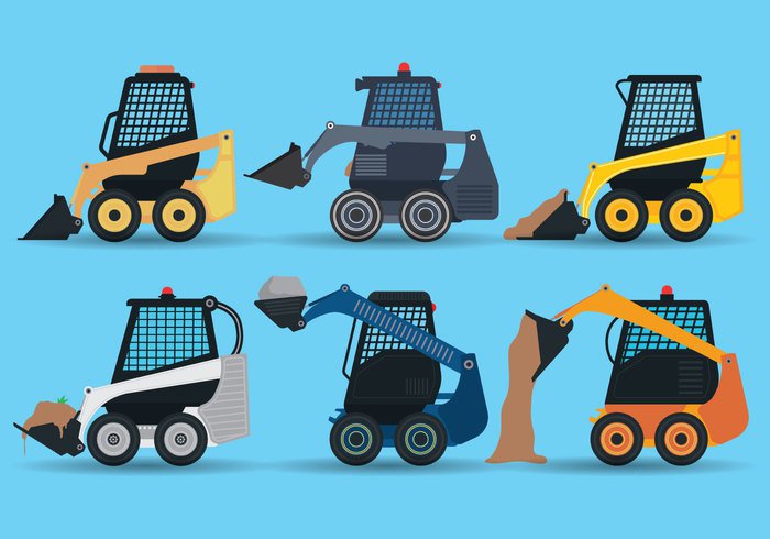 700x490 Skid Steer Vector