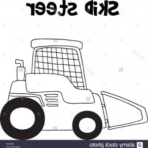 300x300 Vector Of Bobcat Skid Steer Loader