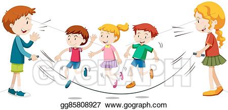 Skipping Rope Vector