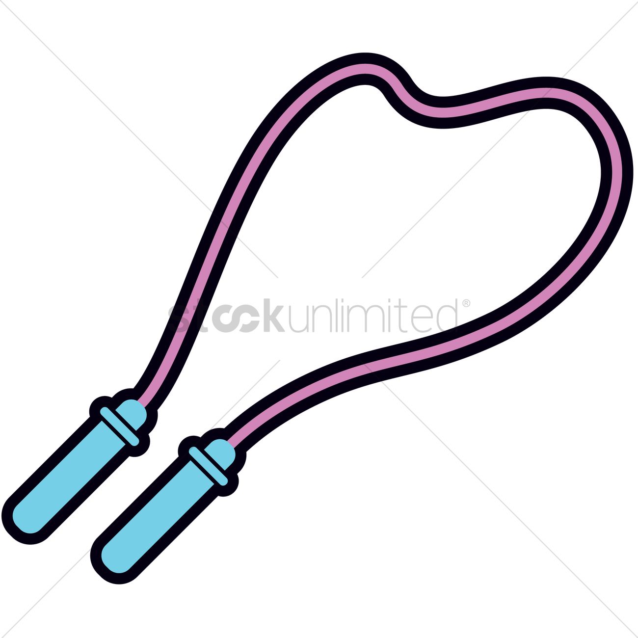 1300x1300 Free Skipping Rope Vector Image