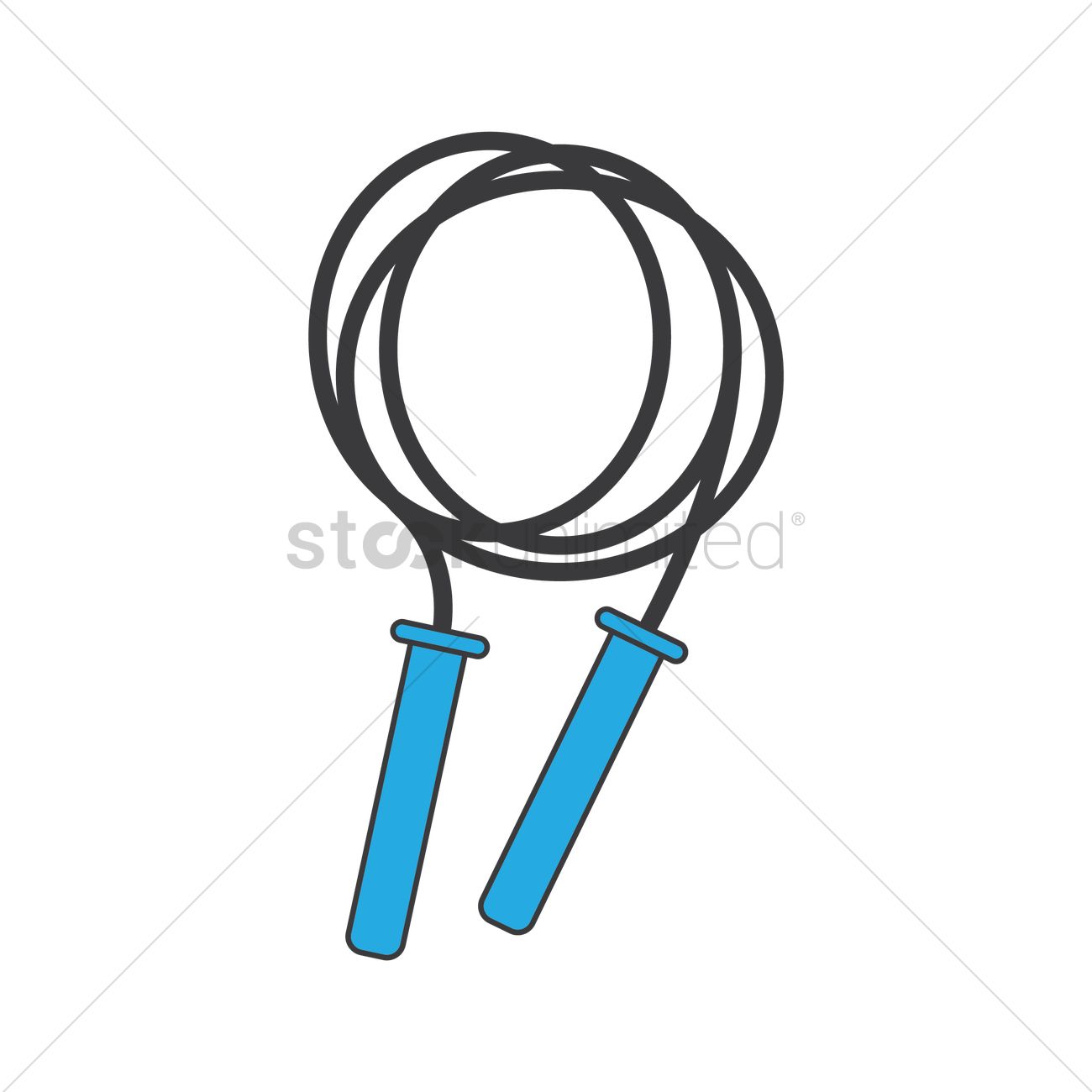 1300x1300 Skipping Rope Vector Image
