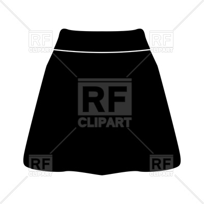 Skirt Black Color Icon Vector Image Of Icons And Emblems 400x400 Skirt Black Color Icon Vector Image Of Icons And Emblems
