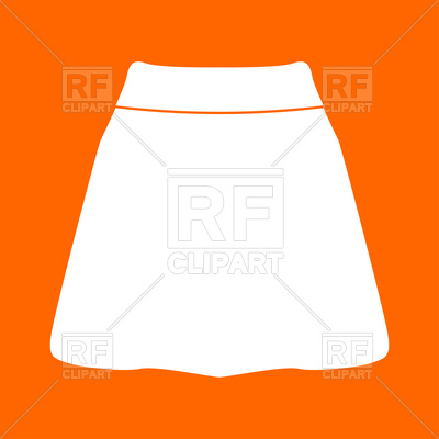 Skirt Silhouette Vector Image Of Objects 400x400 Skirt Silhouette Vector Image Of Objects