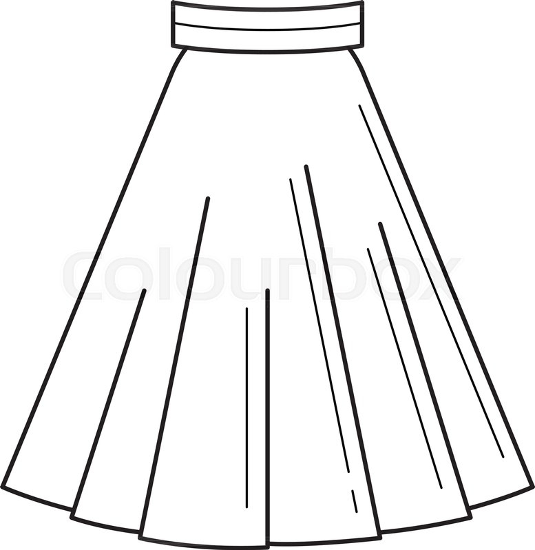 Skirt Vector At Collection Of Skirt Vector Free For Personal Use 2085