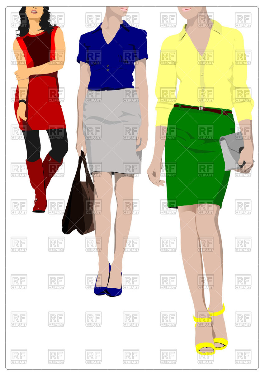 Elegant Women In Casual Clothing 851x1200 Elegant Women In Casual Clothing