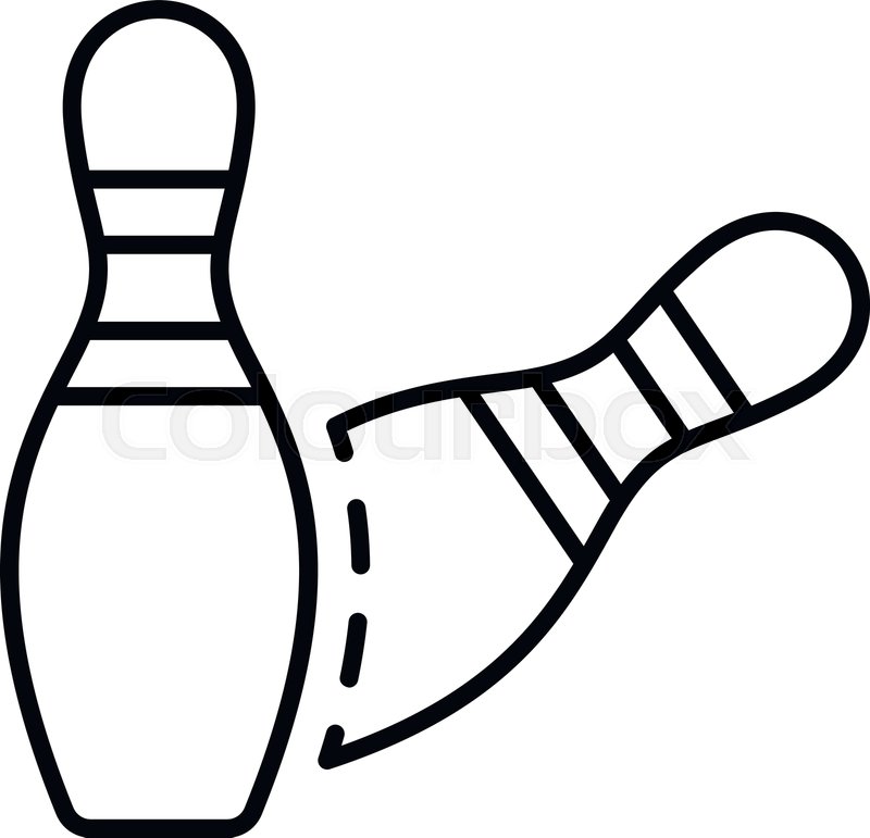 Bowling Skittles Icon Outline Bowling Stock Vector Colourbox 800x771 Bowling Skittles Icon Outline Bowling Stock Vector Colourbox