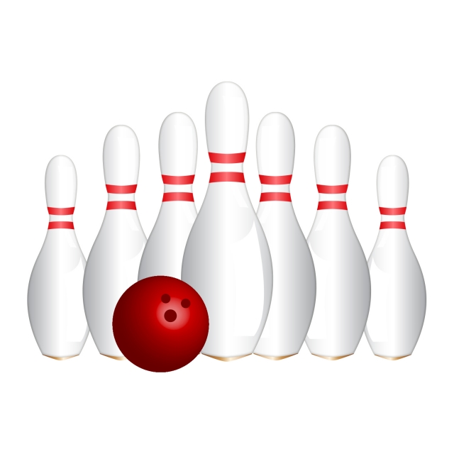 Bowling Skittles Pins Vector With Red Ball, Bowling Bowling 640x640 Bowling Skittles Pins Vector With Red Ball, Bowling Bowling