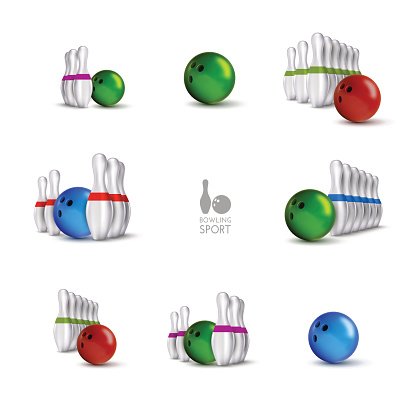 Bowling Skittles And Bowls As Vector Design Premium Clipart 416x416 Bowling Skittles And Bowls As Vector Design Premium Clipart