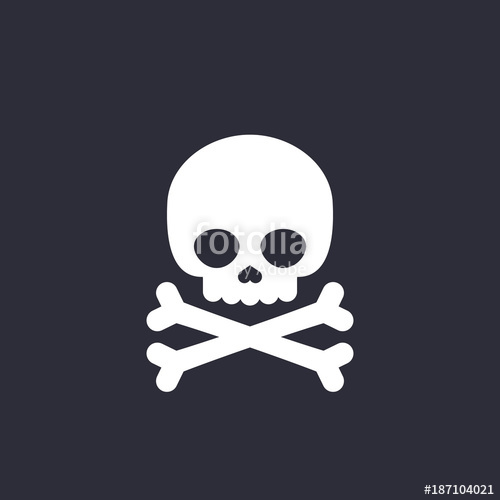 Danger Icon Skull And Bones Vector Sign Stock Image And Royalty 500x500 Danger Icon Skull And Bones Vector Sign Stock Image And Royalty