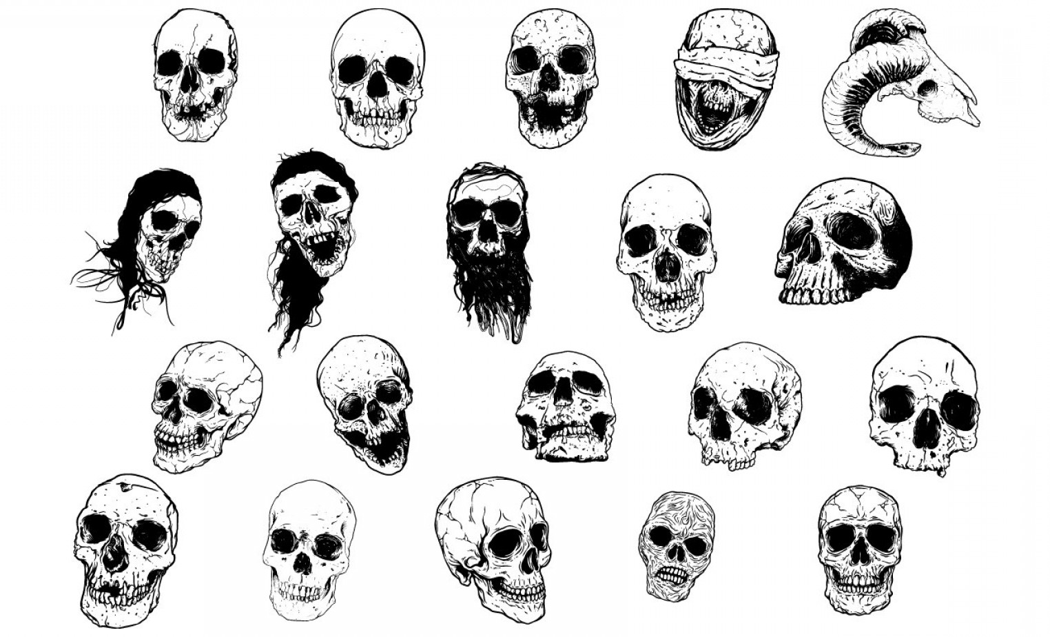 Skull And Bones Vector at Vectorified.com | Collection of Skull And ...