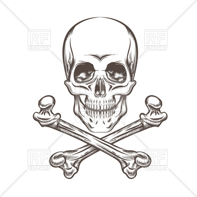 Skull And Crossbones Vector