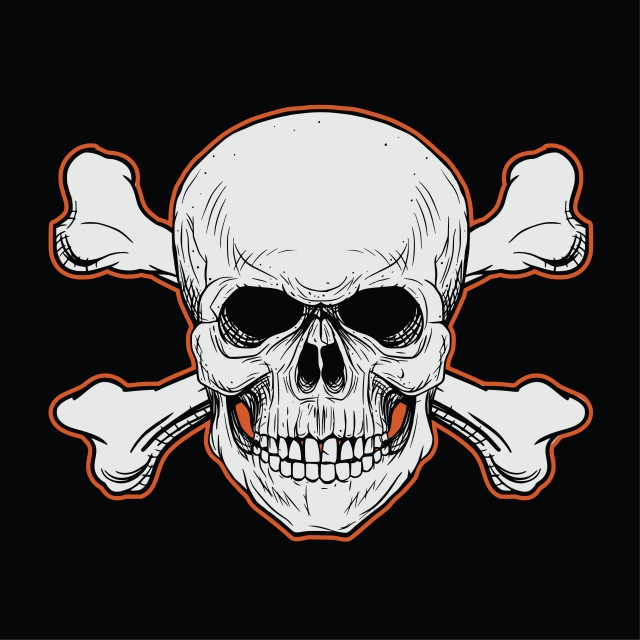 Skull Background Vector at Vectorified.com | Collection of Skull ...