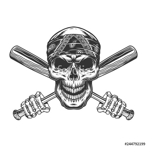 Bandit Skull In Bandana Stock Image And Royalty Free Vector 500x500 Bandit Skull In Bandana Stock Image And Royalty Free Vector