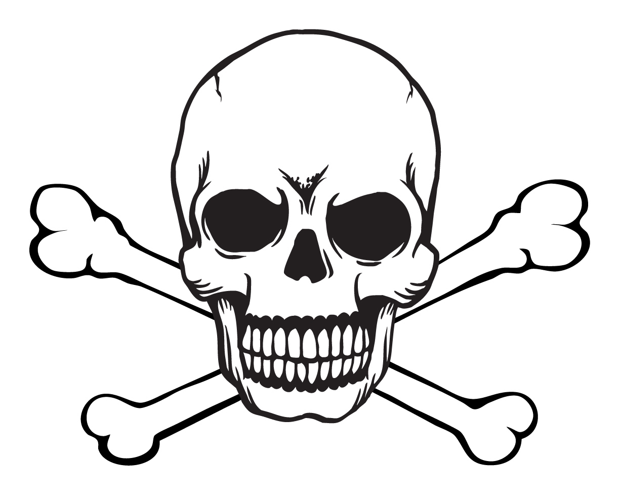 Skull And Bones Clip Art 1223x984 Skull And Bones Clip Art