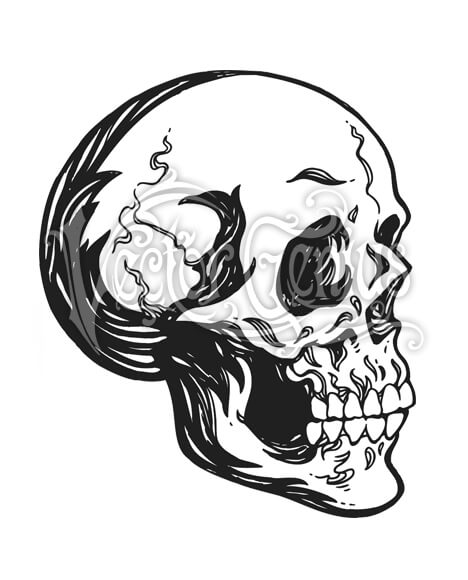 Hand Drawn Skull Skeleton Clipart 468x580 Hand Drawn Skull Skeleton Clipart