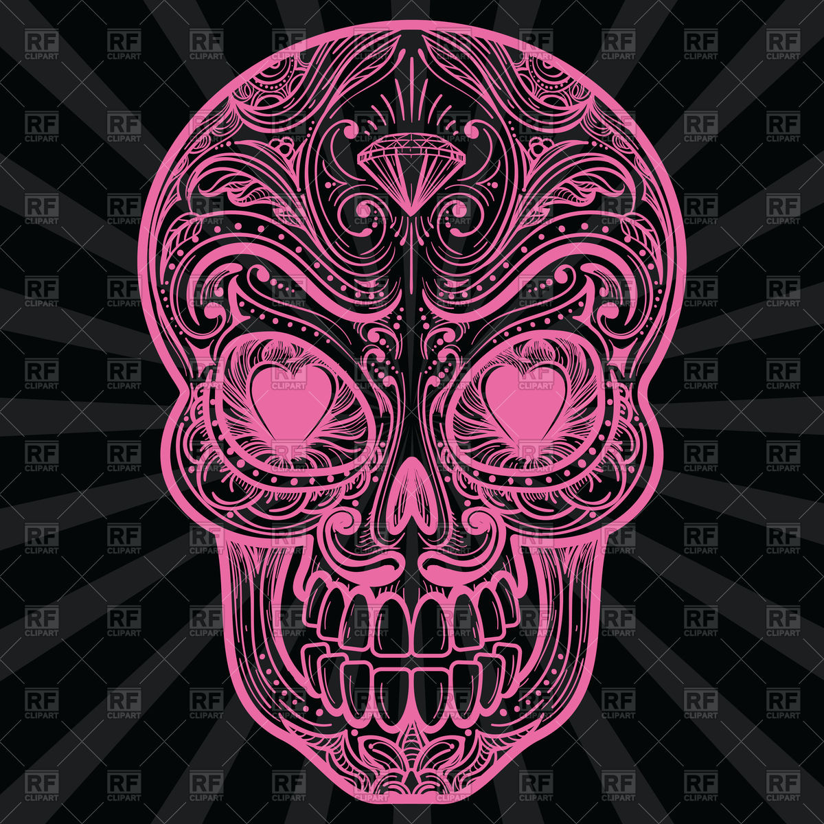 Pink Mexican Sugar Skull Tattoo Vector Image Of Conceptual 1200x1200 Pink Mexican Sugar Skull Tattoo Vector Image Of Conceptual
